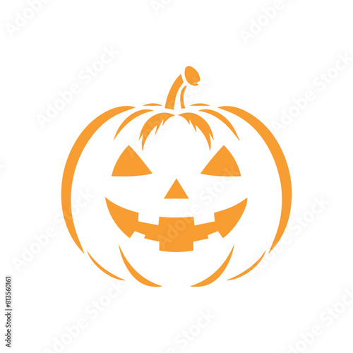 Scary Halloween pumpkin