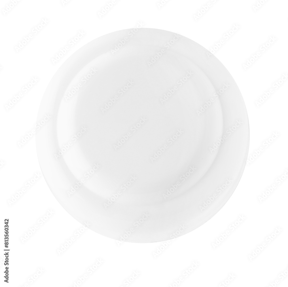 Jar of body care cream isolated on white, top view Jar of body care cream isolated on white, top view