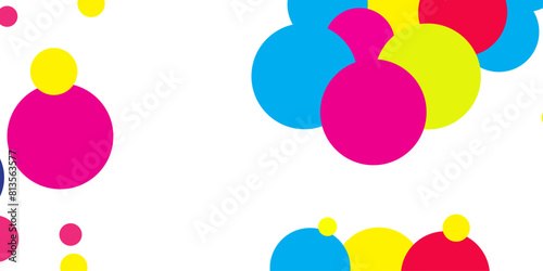 CMYK vs RGB color model icon. Types of color mixing multicolour colors illustration symbol.