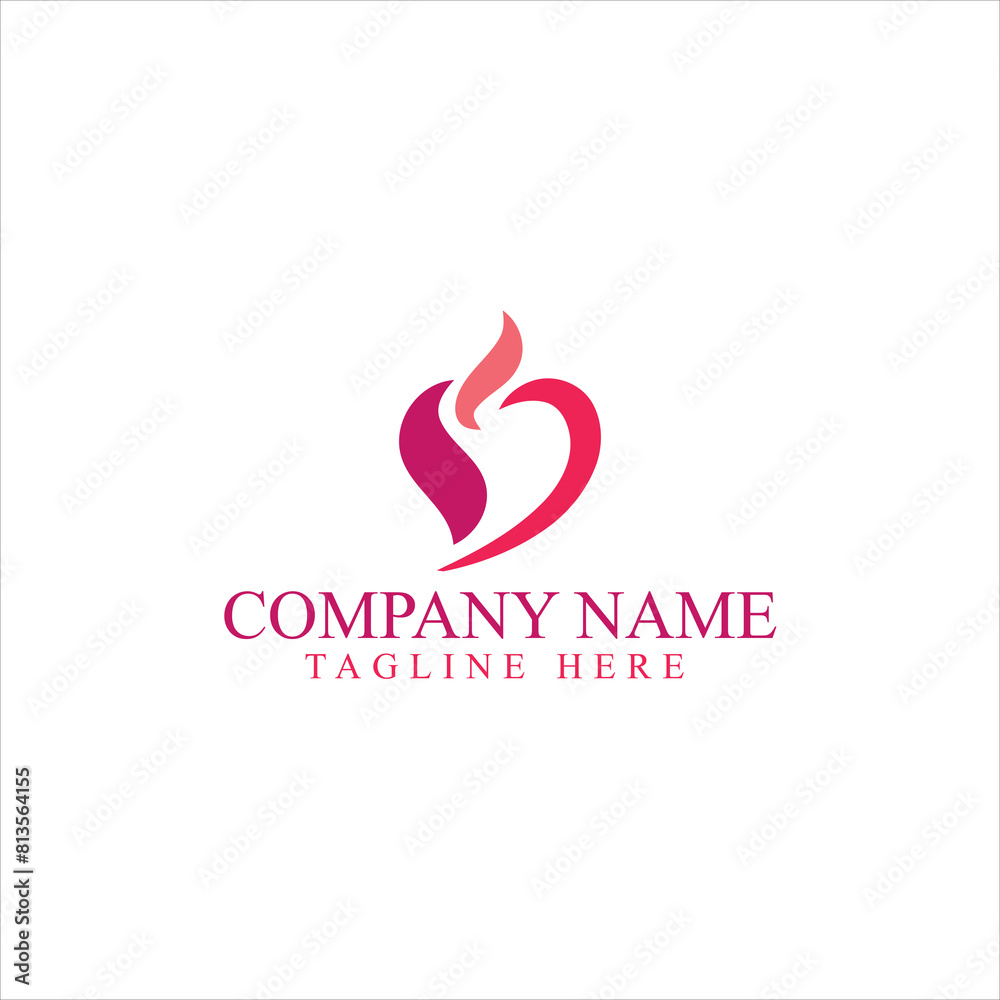 women logo with creative unique concept premium vector