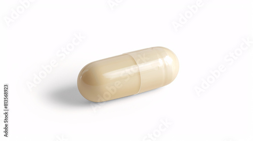 a close up of a pill