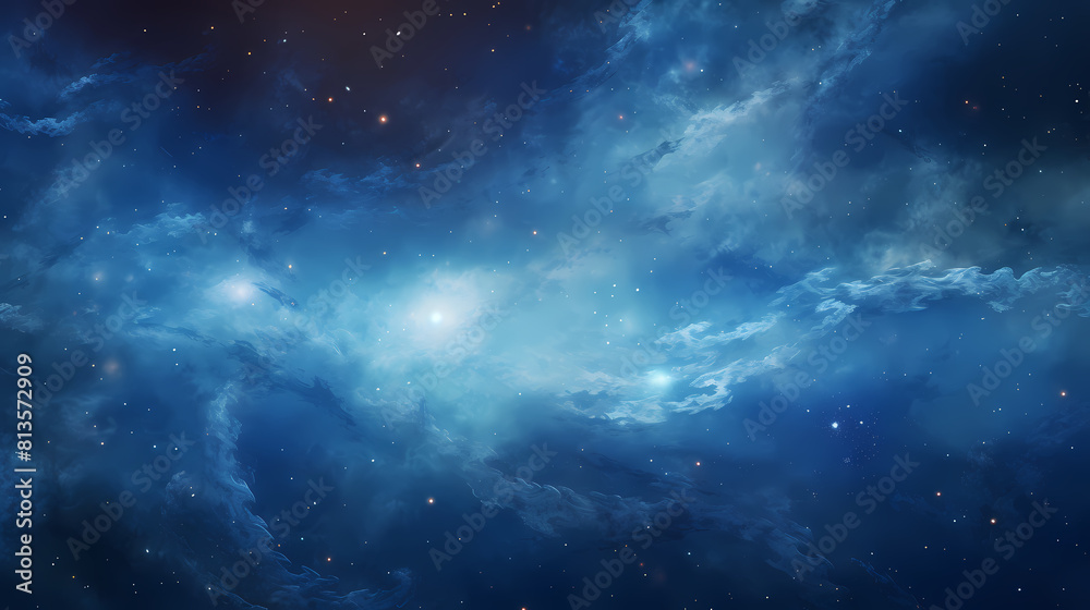 Beautiful blue nebula Beautiful blue nebula