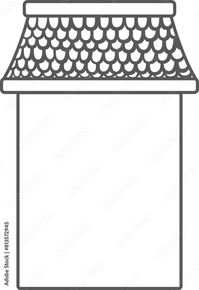 Fototapeta premium Abstract Doodle house and building for decoration on architecture and real estate concept.