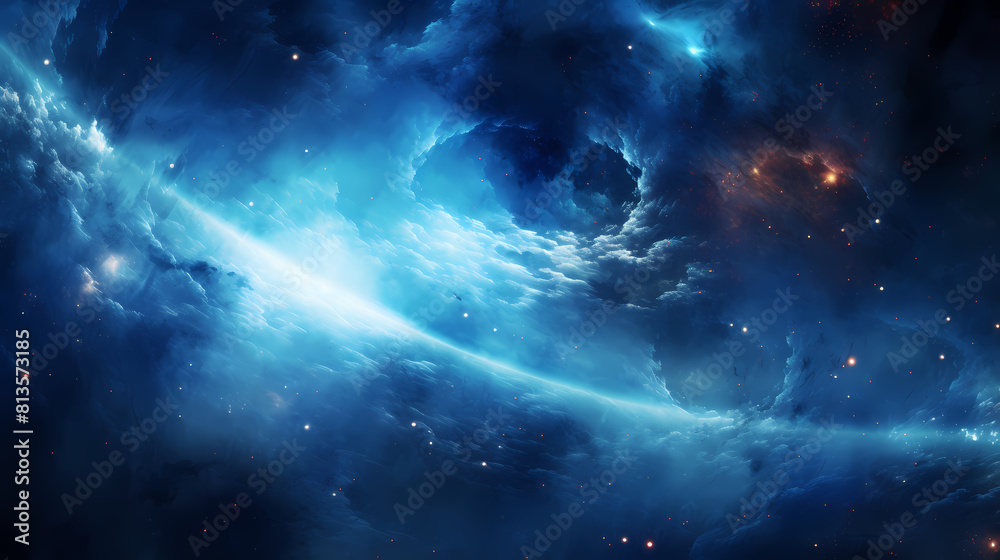 Beautiful blue nebula Beautiful blue nebula
