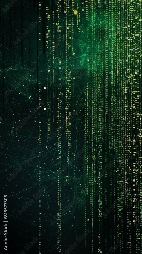 Character Matrix Digital Code Design Background Character Matrix Digital Code Design Background