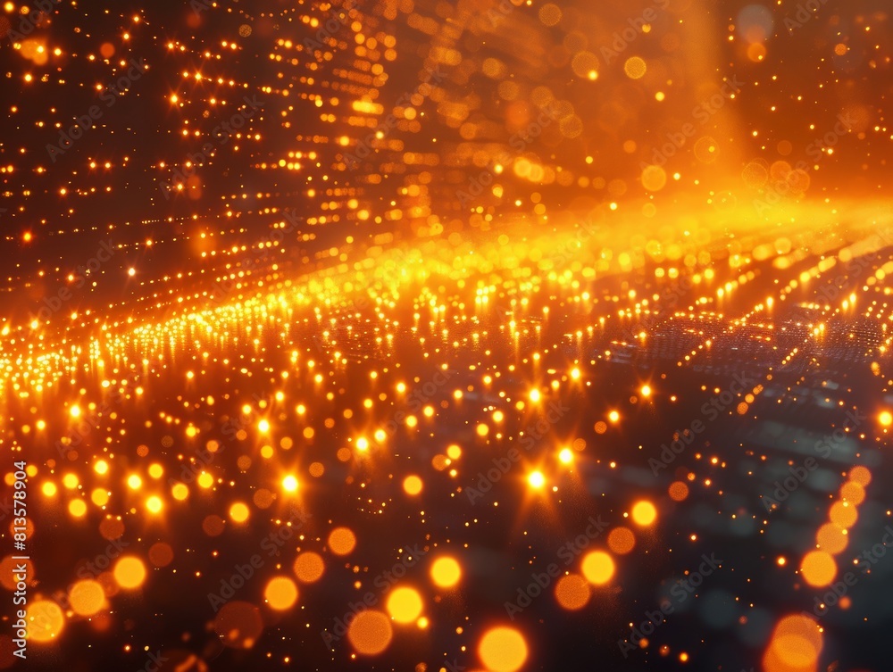 Obraz premium abstract technology background gold