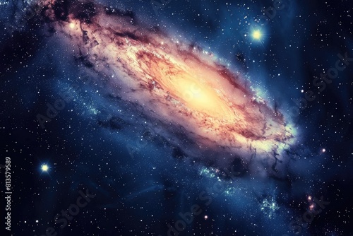 Astronomy Galaxy  Exploring the Celestial Wonders of Andromeda Galaxy