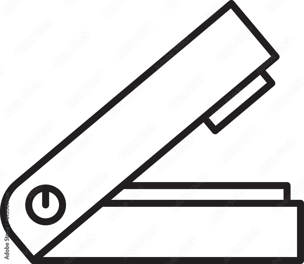 Stapler Line Icon