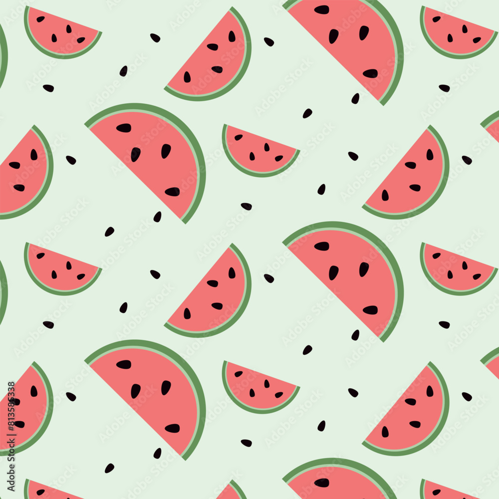 seamless background with watermelon seamless background with watermelon