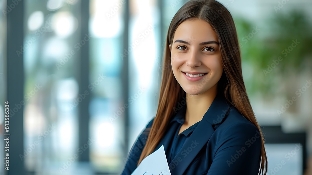Female HR Specialists Portrait with Resumes, HR specialists, portrait, resumes Female HR Specialists Portrait with Resumes, HR specialists, portrait, resumes