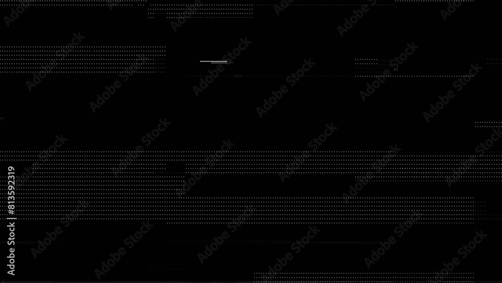 Glitch noise static television or VHS VFX. Tv screen interference ...