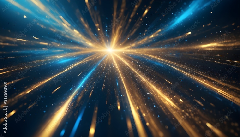Anniversary Wallpaper in blue with stars and shimmering confetti. Abstract blue wallpapers. Golden Celebration light stars bokeh on a blue wallpaper. Anniversary Wallpaper in blue with stars and shimmering confetti. Abstract blue wallpapers. Golden Celebration light stars bokeh on a blue wallpaper.