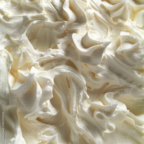 whipped background, cream 
