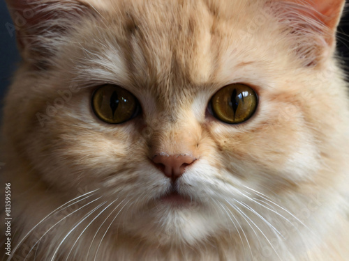 close up portrait of a cat