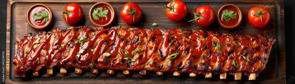 Capture the smoky aroma and sizzling flavors of a Southern barbecue, where ribs, brisket, and pulled pork are cooked low and slow over hickory wood Capture the smoky aroma and sizzling flavors of a Southern barbecue, where ribs, brisket, and pulled pork are cooked low and slow over hickory wood