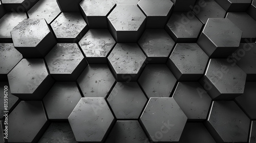 Gray Geometric Seamless Pattern Background, Dark Black Minimal Background Backgroun for Grey Texture Images Horizontal 