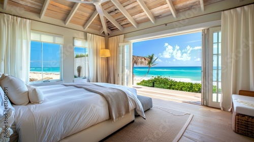 Spacious and Elegant Bedroom with Luxurious Comforts  Perfect for High-End Residential Living