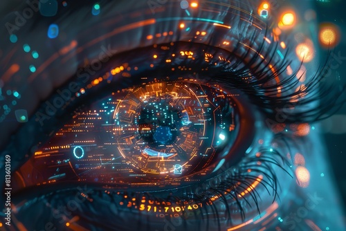 The Eye of Innovative and Futuristic AI Imagery. Generative Ai