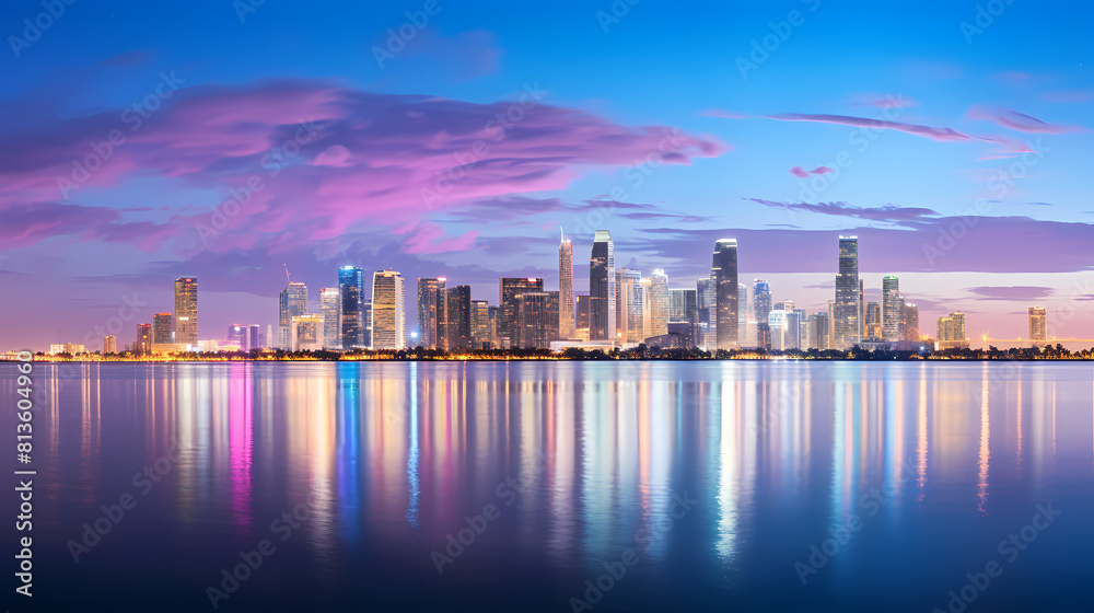 Obraz premium City skyline