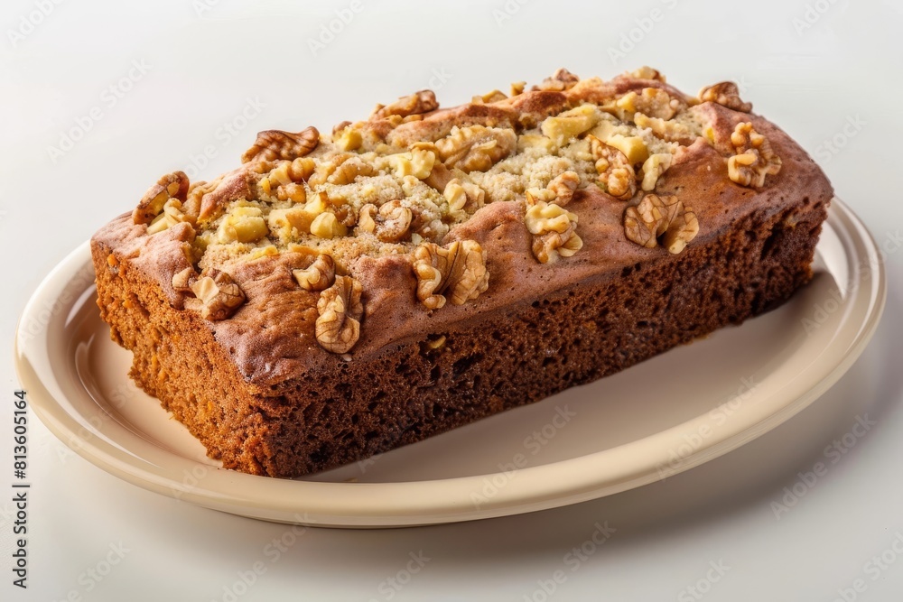 Scrumptious Apple Nut Bread with Crunchy Walnuts and Moist Crumb