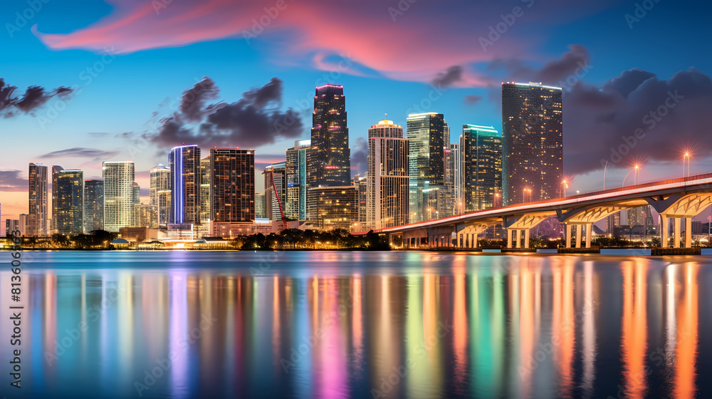 Fototapeta premium City skyline