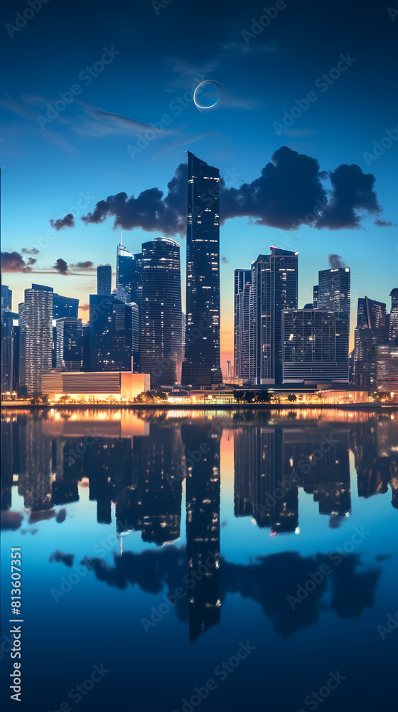 Fototapeta premium City skyline
