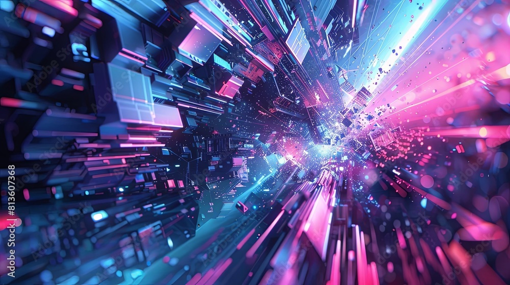 abstract representation of future technology in the digital age abstract representation of future technology in the digital age