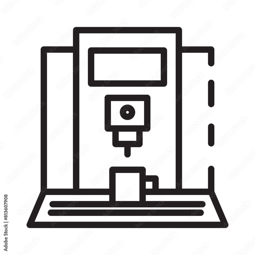 Appliance Coffee Machine Line Icon Appliance Coffee Machine Line Icon