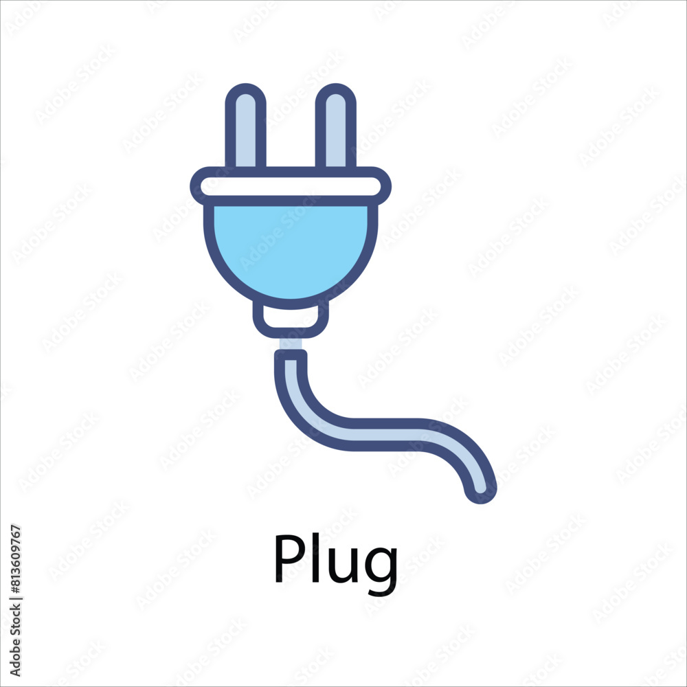 Plug Vector icon Plug Vector icon