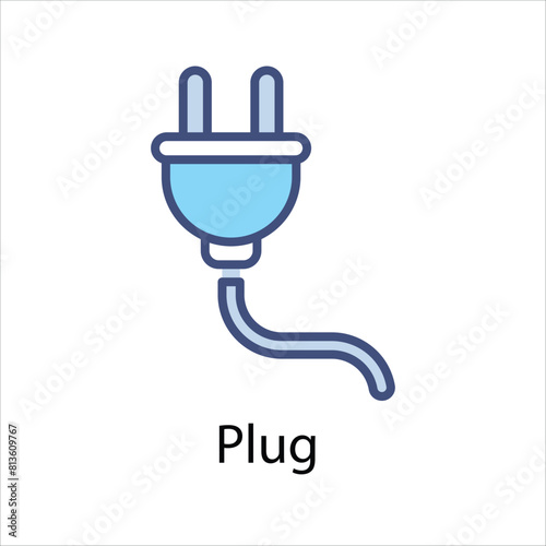 Plug Vector icon