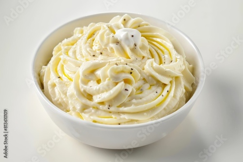 Creamy Garlic and Anchovy Aioli in a Beautiful Presentation