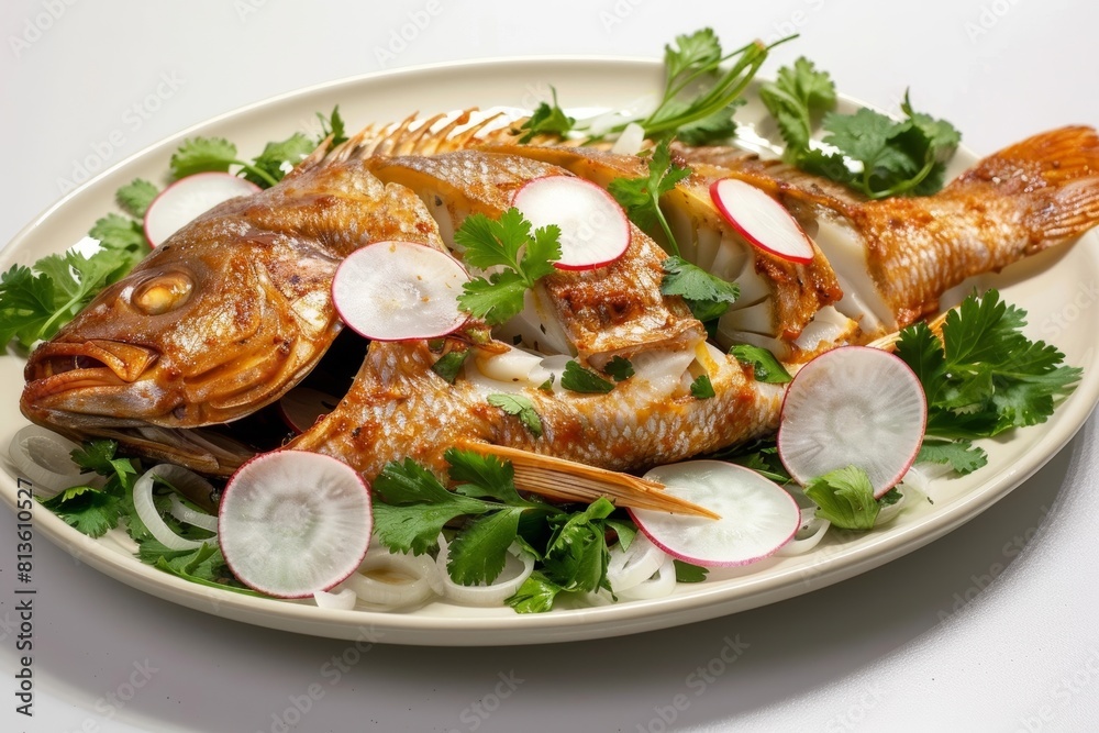 Oaxaca-Style Roast Fish with Golden-Brown Ancho Marinade Oaxaca-Style Roast Fish with Golden-Brown Ancho Marinade