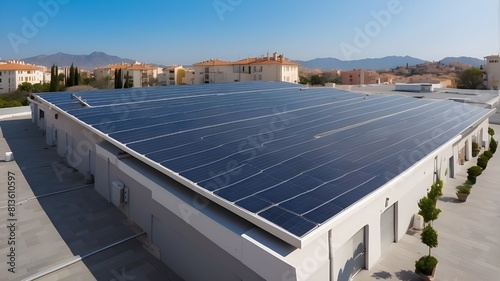 inclination to install photovoltaic panels on the free rooftops of businesses to lower their electricity expenses.AI produced