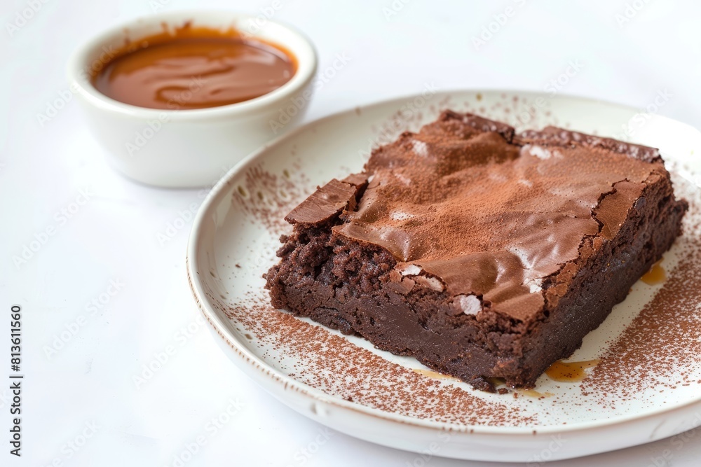 Rich Ancho Chile Chocolate Brownie with Fudgy Center