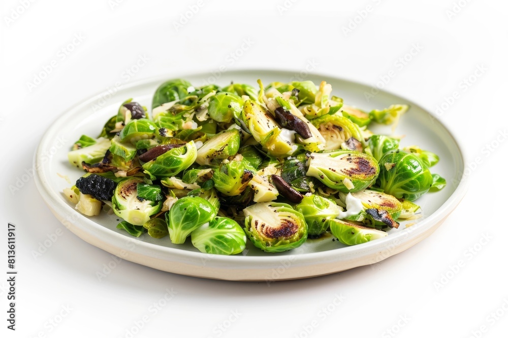 Delicious Ancho Chile Brussels Slaw with Spicy Dressing Delicious Ancho Chile Brussels Slaw with Spicy Dressing