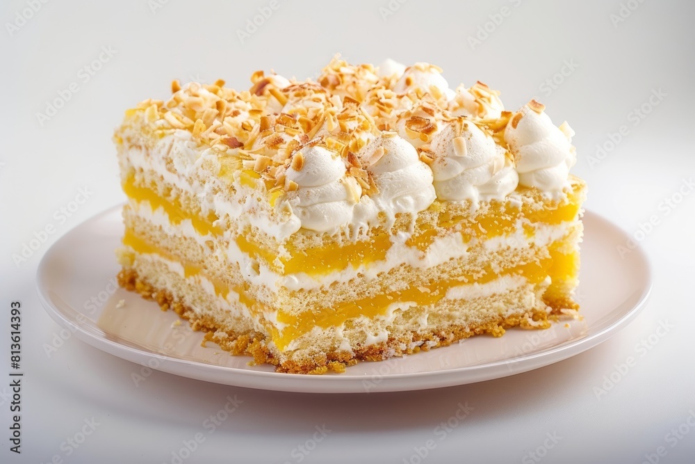 Citrusy Ambrosia Icebox Cake with Toasted Coconut and Ladyfingers Citrusy Ambrosia Icebox Cake with Toasted Coconut and Ladyfingers