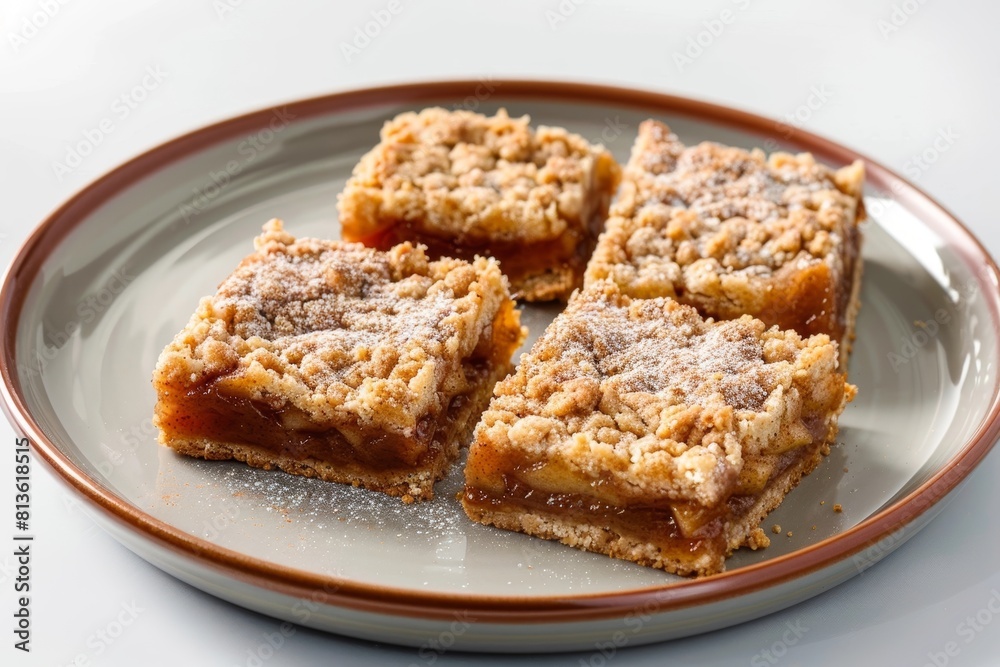 Luxurious Apple-Cinnamon Bars with Cinnamon Aroma Luxurious Apple-Cinnamon Bars with Cinnamon Aroma