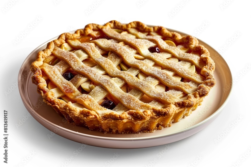 Apple-Cherry Lattice Pie: A Burst of Juicy Sweetness in Every Slice Apple-Cherry Lattice Pie: A Burst of Juicy Sweetness in Every Slice