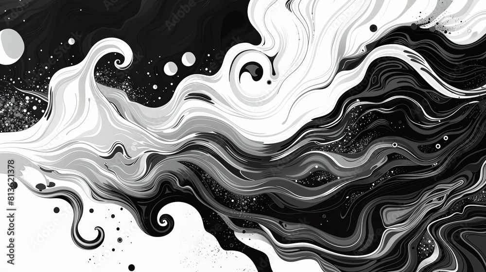 negative space challenge in abstraction with a white face and curved tail negative space challenge in abstraction with a white face and curved tail