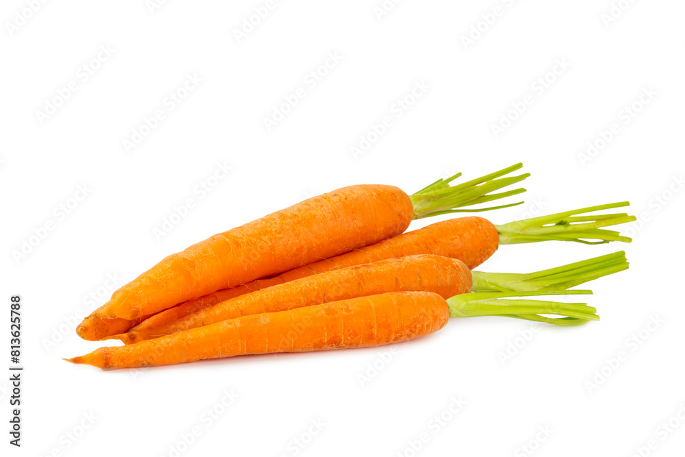 Carrot isolated on white background. Fresh and sweet organic carrots on a white background. Carrot slices. Vegan. Carrot isolated on white background. Fresh and sweet organic carrots on a white background. Carrot slices. Vegan.