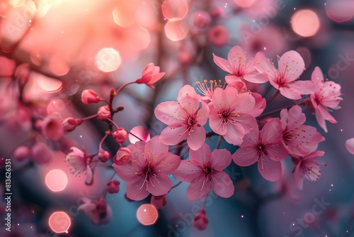 A close up of a pink flower with a blurry background