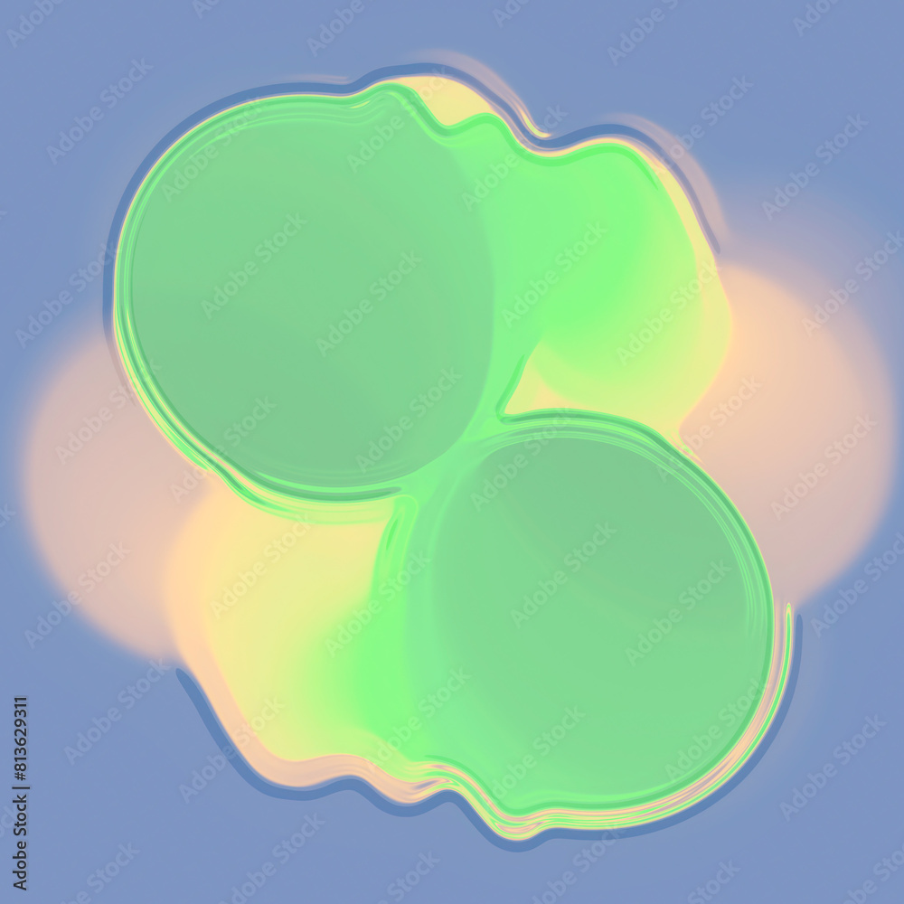Surrealistic or abstract style digital illustration with bright multicolored organic shapes. 3d rendering Surrealistic or abstract style digital illustration with bright multicolored organic shapes. 3d rendering