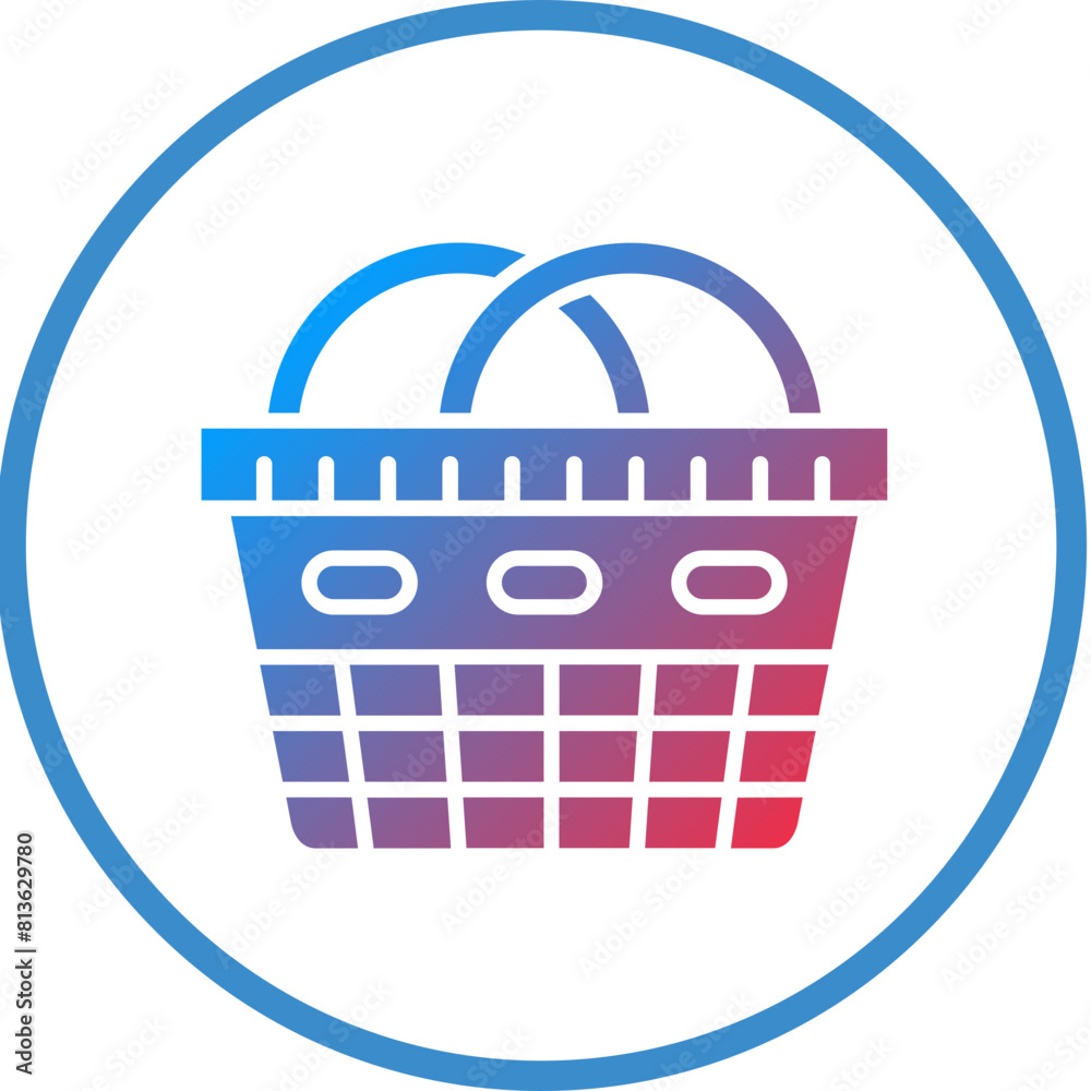 Vector Design Shopping Basket Icon Style Vector Design Shopping Basket Icon Style