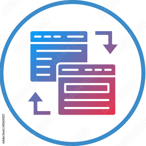 Vector Design Redirect Icon Style