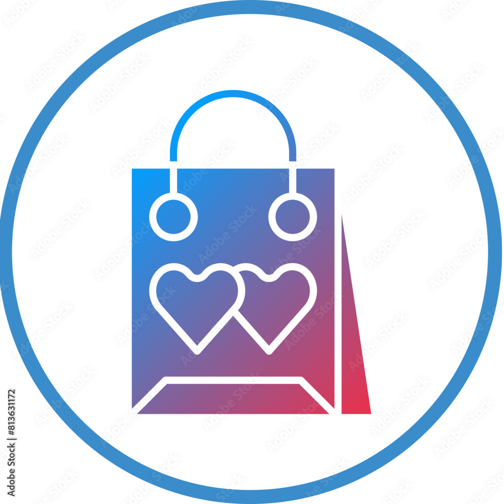 Vector Design Gift Bag Icon Style Vector Design Gift Bag Icon Style