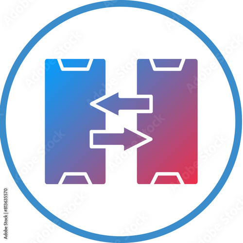 Vector Design Comparison Icon Style