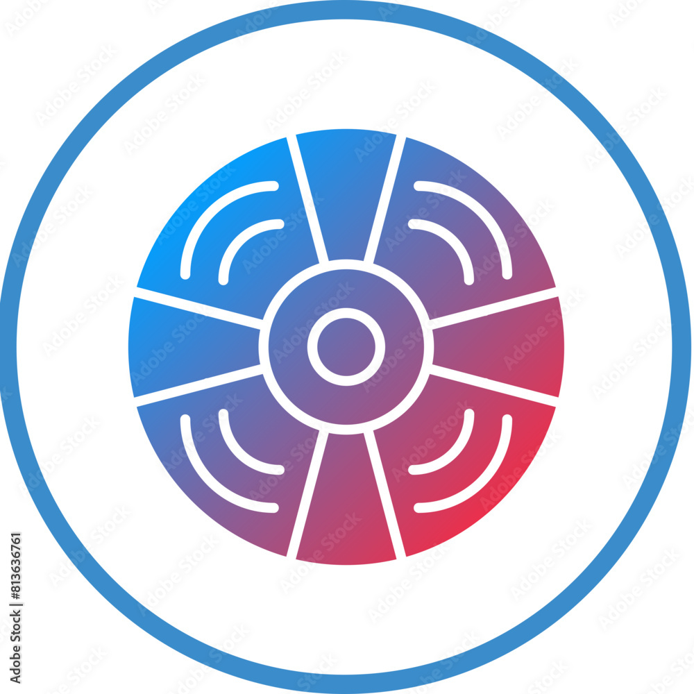 Vector Design Compact Disk Icon Style