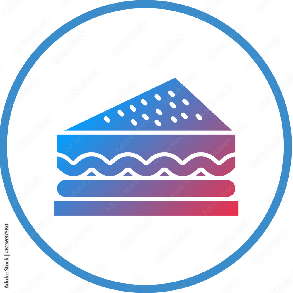 Vector Design Sandwich Icon Style Vector Design Sandwich Icon Style