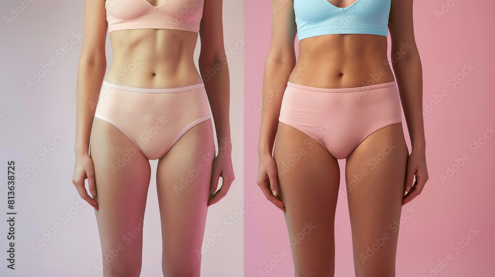 Slim upper body. Conceptual design. Progress made towards achieving weight loss goals and embracing healthier way of living. Slim upper body. Conceptual design. Progress made towards achieving weight loss goals and embracing healthier way of living.