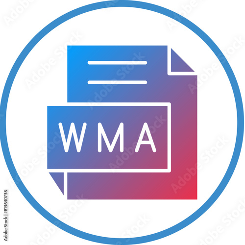 Vector Design WMA Icon Style photo